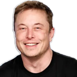 😄 Elon Musk elon musk, tesla, billionaire, tech, spacex telegram sticker