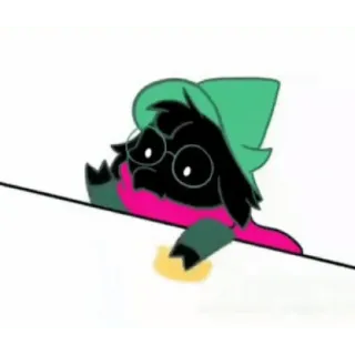 🪑 Ralsei Deltarune RPG, Videojuego, Fanart, Lindo, Cabra telegram sticker