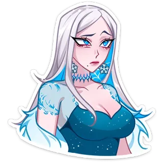 Снежная Карина • @TgSticker telegram stickers