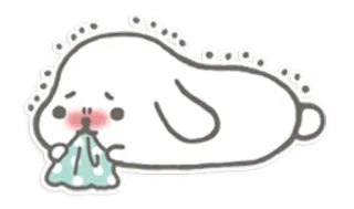 😔 Desenho animado, Fofo, Animal, Personagem, Adesivo telegram sticker