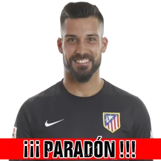 🏧 ¡¡¡ PARADÓN !!! спорт, футбол, вратарь, испанский, Атлетико Мадрид telegram sticker
