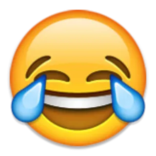 😂 эмодзи, смех, плач, слезы, счастливый, радость, лицо telegram sticker