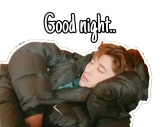 😴 Good night... Buona notte, Sonno, Dormire, Riposo, Notte, Carino whatsapp sticker