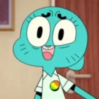 😅 Nicole Watterson The Amazing World of Gumball Cartoon, Animation, The Amazing World of Gumball, Nicole Watterson, Familie whatsapp sticker