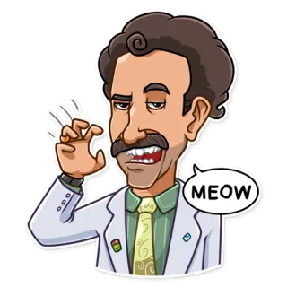 Borat Sagdiyev telegram stickers
