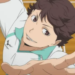 💗 Oikawa Tooru Haikyuu!! Anime, Haikyuu, Oikawa, Tooru, Pallavolo, Anime sportivo telegram sticker