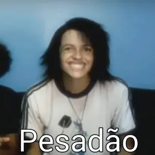 😀 Pesadão meme, person, smile, pesadao whatsapp sticker