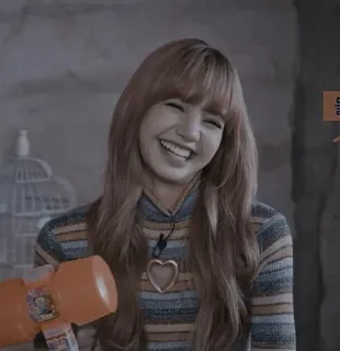 😬 Lisa K-pop, Chanteur, Lisa, Idole, Célébrité telegram sticker