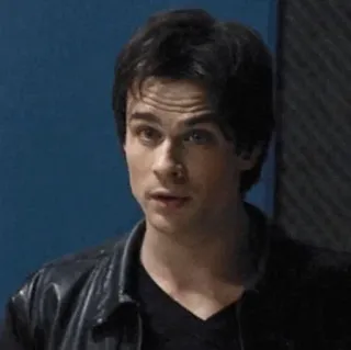 🦇 Damon Salvatore The Vampire Diaries wampir, Ian Somerhalder, serial TV, Damon, dramat telegram sticker