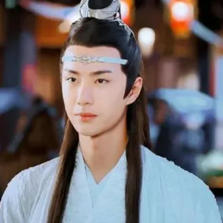 🙂 Lan Wangji The Untamed Homem, Asiático, Chinês, Fantasia, Histórico, Ator, The Untamed whatsapp sticker