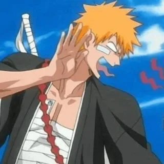 🔥 Ichigo Kurosaki Bleach Anime, Manga, Bleach, Ichigo, Ichigo Kurosaki whatsapp sticker