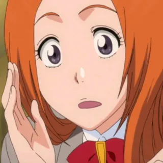 😟 Orihime Inoue Bleach anime, character, girl, Orihime Inoue, Bleach telegram sticker