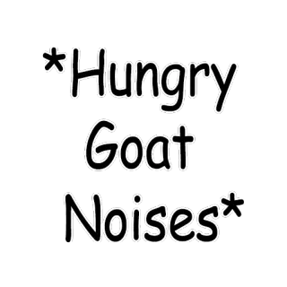 🍽 *Hungry Goat Noises* коза, животное, голодный, шум, мем, смешно telegram sticker