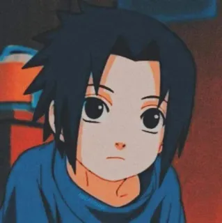 😶 Sasuke Naruto anime, cartoon, manga, sasuke, naruto, uchiha, ninja whatsapp sticker