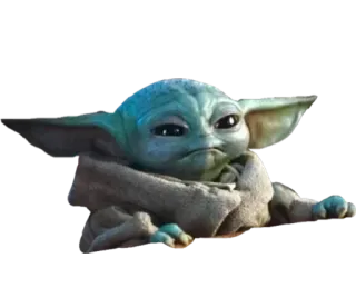 😠 Grogu The Mandalorian Grogu, Baby Yoda, The Mandalorian, Star Wars, imut, karakter telegram sticker