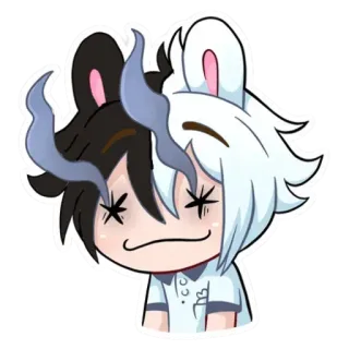 😅 스티커, 애니메이션, 만화, 귀여운, 캐릭터 telegram sticker