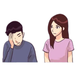 Couple Problem telegram stickers