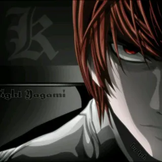 😡 Light Yagami Death Note Death Note, Anime, Light Yagami, Personaggio, Manga whatsapp sticker