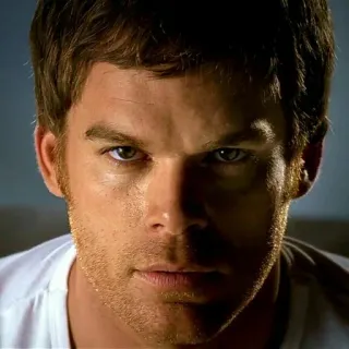 👿 Dexter Morgan Dexter asesino en serie, crimen, serie de TV, asesinato, vigilante telegram sticker