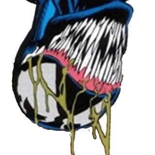 🙃 venom, marvel, comics, monster, zähne telegram sticker