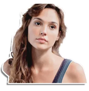 🙁 Gal Gadot atriz, mulher, celebridade, retrato whatsapp sticker