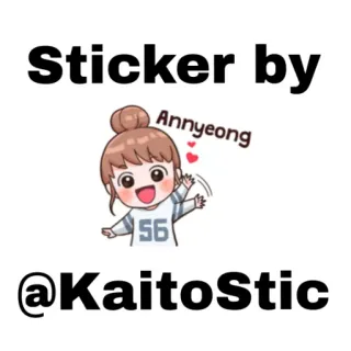 ❓ Annyeong 漫画, かわいい, 可愛い, 女の子, こんにちは, アンニョン whatsapp sticker