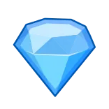 💎 เพชร, อัญมณี, เครื่องประดับ, แวววาว, สีน้ำเงิน telegram sticker