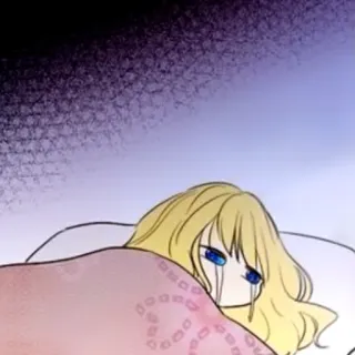 😭 traurig, weinen, Mädchen, Cartoon, Anime whatsapp sticker
