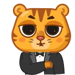 Grumpy tiger telegram stickers
