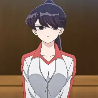💈 Komi Shouko Komi Can't Communicate Аниме, Komi can't communicate, Коми Сёко, Школьная форма, Милая, Девушка telegram sticker
