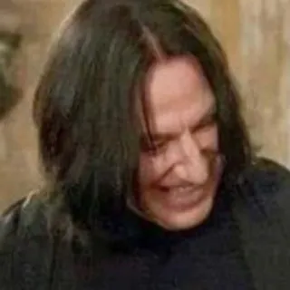 😆 Severus Snape Harry Potter Severus Snape, Harry Potter, Alan Rickman, Giáo sư, Snape telegram sticker