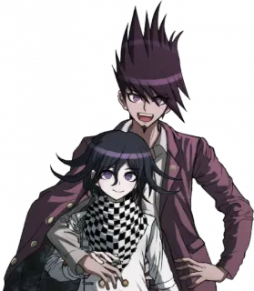 💓 Kaito Momota Danganronpa V3: Killing Harmony anime, desenho animado, personagens, danganronpa, kokichi oma telegram sticker