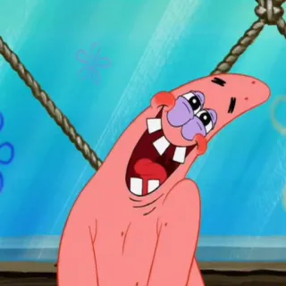 🍨 Patrick Star SpongeBob SquarePants Cartone animato, Divertente, Spongebob, Patrick, Stella marina, Nickelodeon telegram sticker