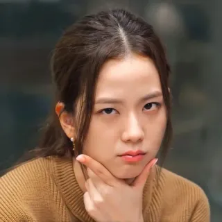 🐤 Jisoo Jisoo, K-pop, Celebridade, Cantora, Moda, Beleza, Estilo whatsapp sticker
