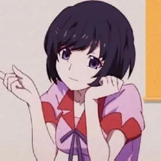🧿 Anime, Mädchen, arrogant, Charakter telegram sticker