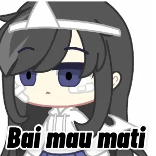 🌟 Bai mau mati Аниме, Мультфильм, Милый, Грустный, Эмоциональный telegram sticker