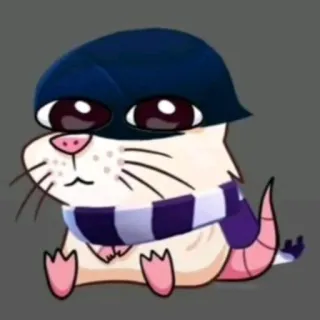 😺 hamster, animal, sticker, mignon, dessin animé, rongeur telegram sticker