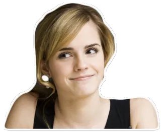😊 Emma Watson actriz, celebridad, mujer, persona whatsapp sticker