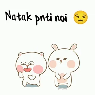 😒 Natak pnti noi telegram sticker