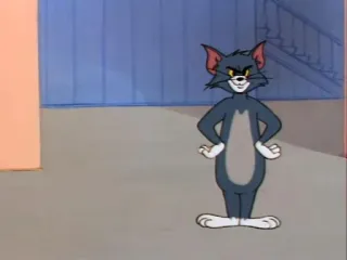 😐 Tom Cat Tom and Jerry desenho animado, gato, Tom, animação, engraçado, desenho animado clássico telegram sticker