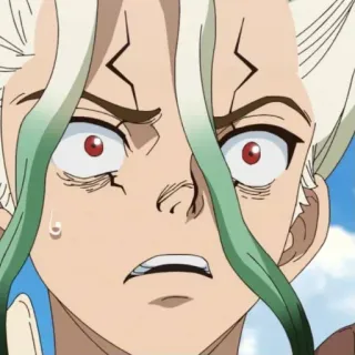🧪 Senku Ishigami Dr. Stone anime, manga, Senku Ishigami, Dr. Stone telegram sticker