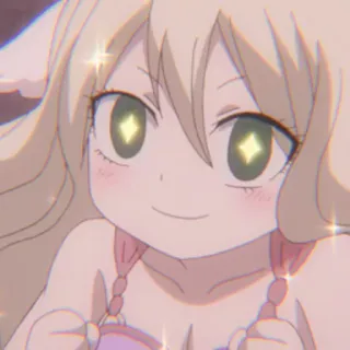 🤩 Mavis Vermillion Fairy Tail anime, cute, girl, manga, mavis vermillion, fairy tail whatsapp sticker