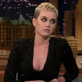 ✨ Katy Perry 名人, 歌手, 女性, 肖像 whatsapp sticker