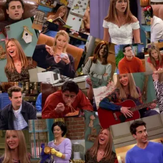 ✨ Friends série tv, sitcom, amis, comédie, télévision whatsapp sticker