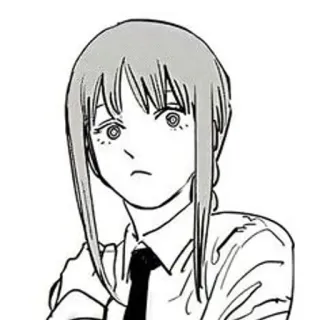 💀 Makima Chainsaw Man Anime, Manga, Chainsaw Man, Makima, Chica Anime telegram sticker