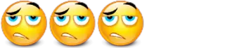 😣 Emoji, gelangweilt, genervt, Ausdruck, gelb whatsapp sticker