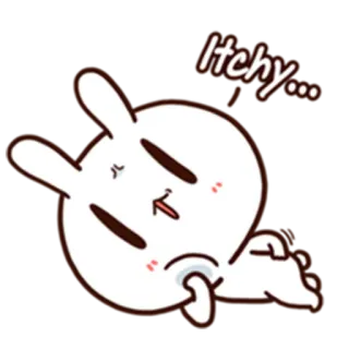 Moose the rabbit & Babe Carrot telegram stickers