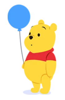 😝 Winnie the Pooh Winnie the Pooh, cartoon bear, animated character, children's media telegram sticker