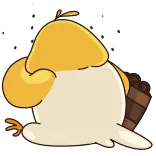 🍫 귀여운, 새, 카와이, 웃긴, 동물, 만화 telegram sticker