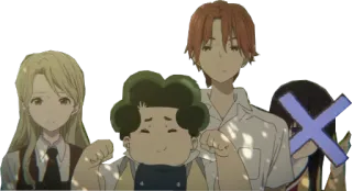 😌 A Silent Voice anime, character, sticker, movie, a silent voice telegram sticker